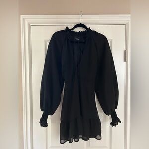 Elegant Nasty Gal Black Midi Dress, Sz 6, EUC